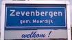 Zevenbergen Road Sign